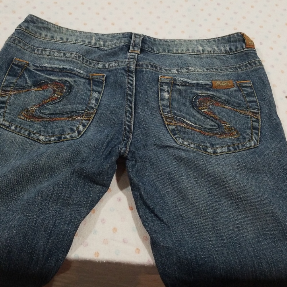 Silver jeans